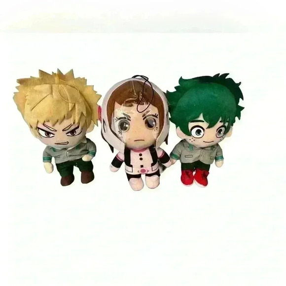 My Hero Academia 8” Plush Dolls- Lot of 3 - Picture 1 of 6